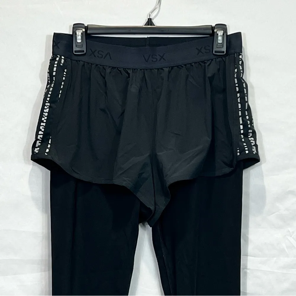 VICTORIA SECRET VSX ACTIVE 2 in 1 Running Short Pants Tights Leggings Size M - Image 5