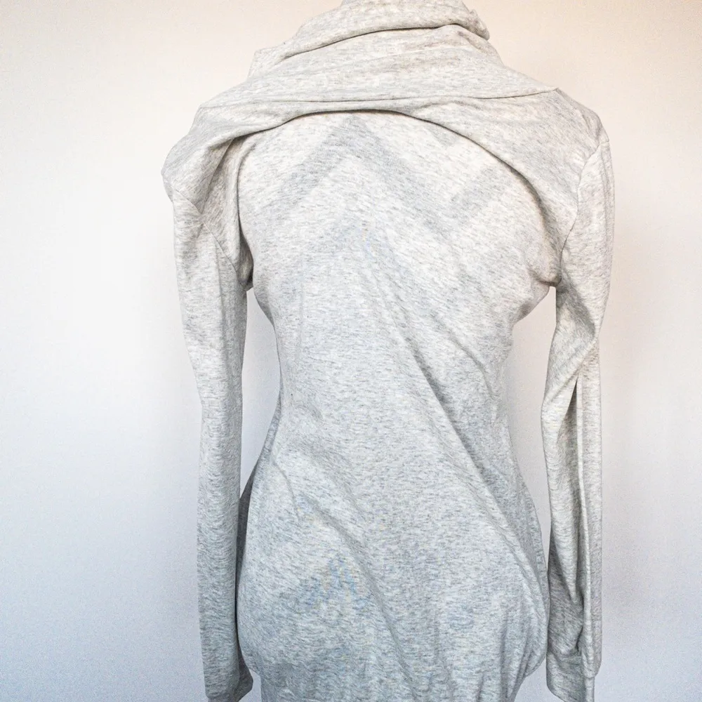 Light Grey Cowl Neck Sweater Sz S - Image 3