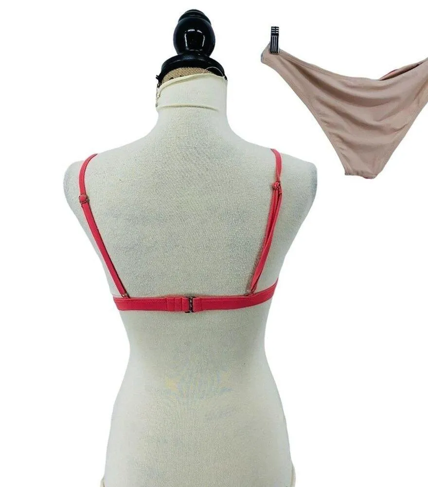 Hula Honey Colorblocked Molded Cup Push-Up Bikini Set Womens Large - Image 14