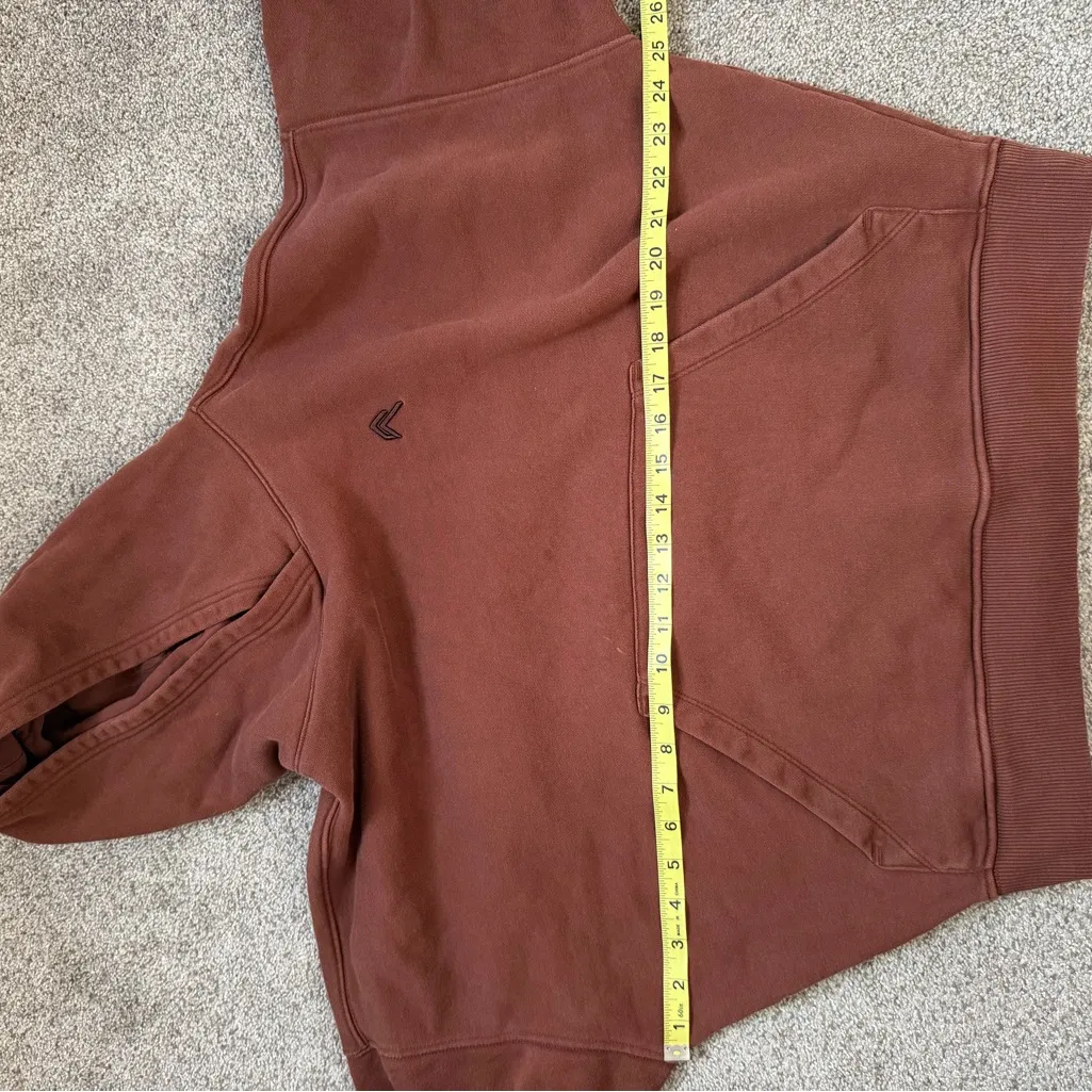 Oner Active All Day Cropped Hoodie and Cargo Joggers SET in Copper Brown Small - Image 14