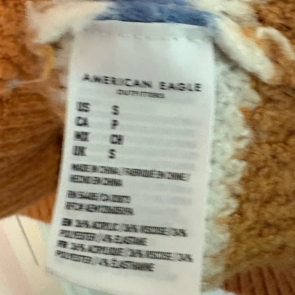 American Eagle Orange And Blue‎ Stripe Sweater Size Small - Image 8