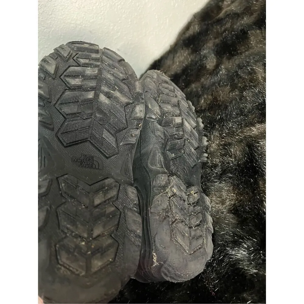 The North Face Youth Alpenglow IV Winter Snow Waterproof Boot Sz 6  Black Grey - Image 4