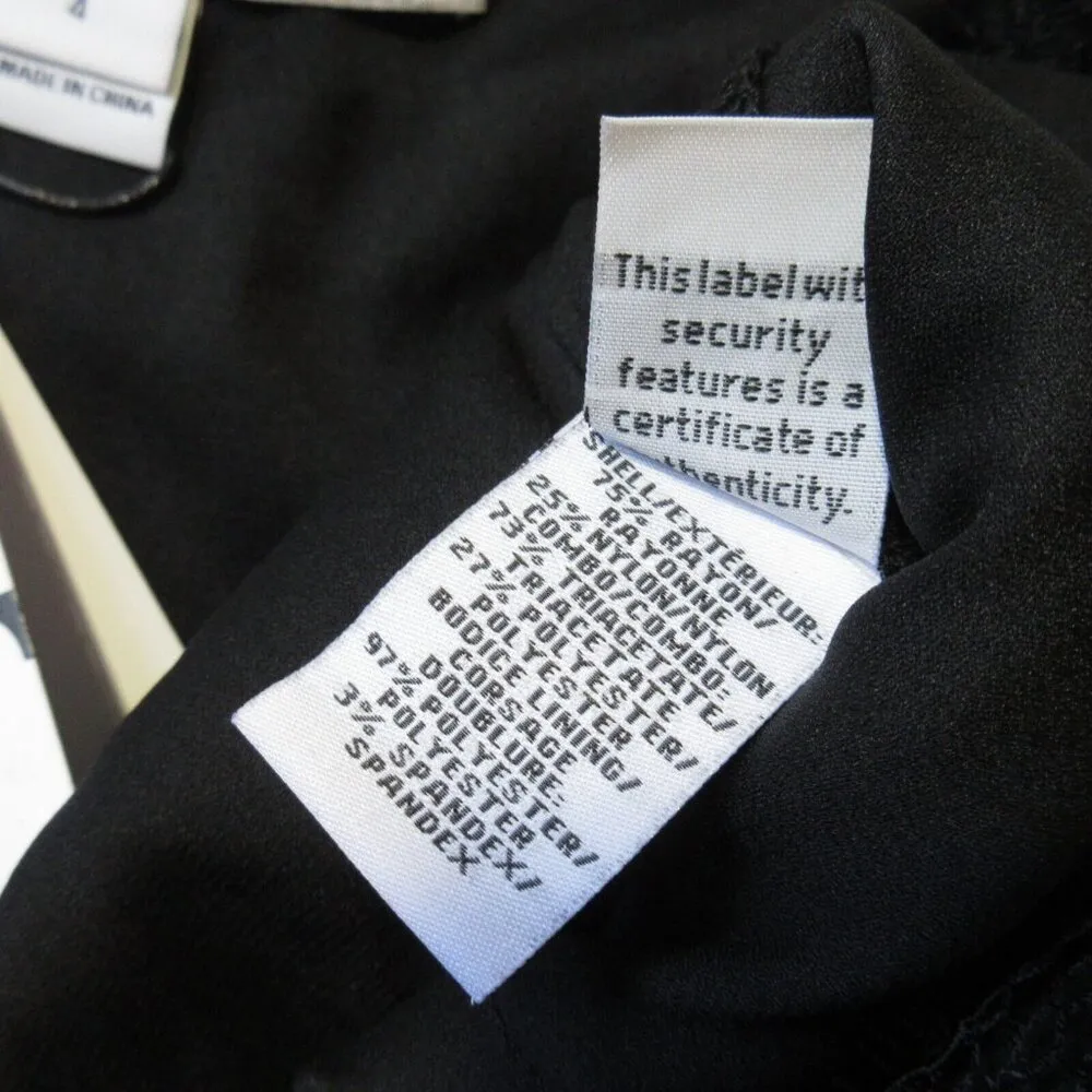 NWT Diane Von Furstenberg DVF Marlowe in Black Lace Bodice Jumpsuit 4 $598 - Image 8