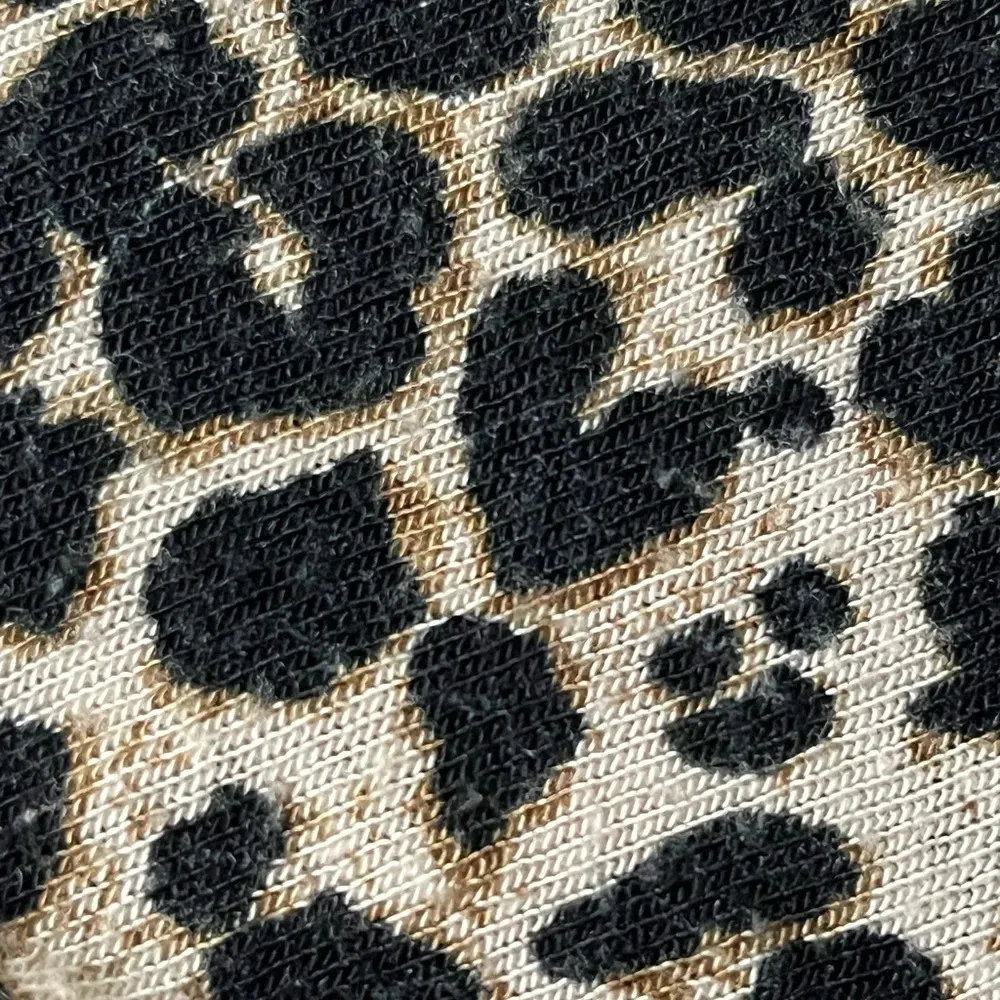 S2J Leopard Cardigan Sweater Viscose Soft Neutral Preppy Casual Modest L Brown Size L - Image 9