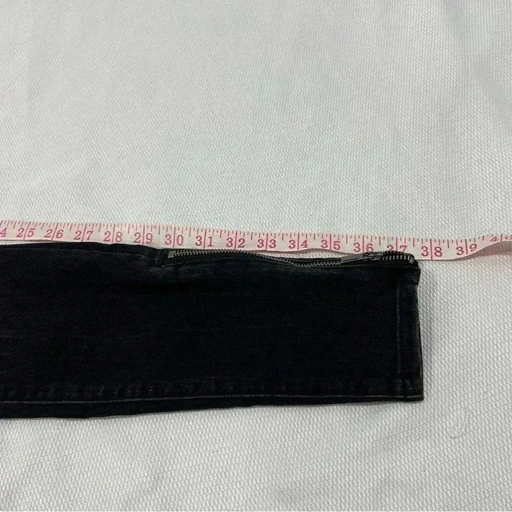 Athleta Carbon Wash Black Ultra Skinny Zip Ankle Sculptek Jeans Size 0 - Image 12