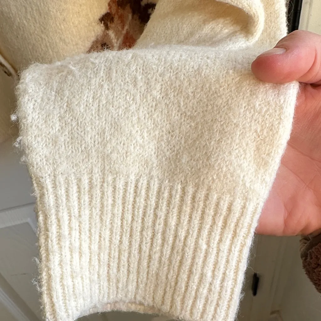 Urban Daizy Horse Sweater Size M/L Brown Size L - Image 4