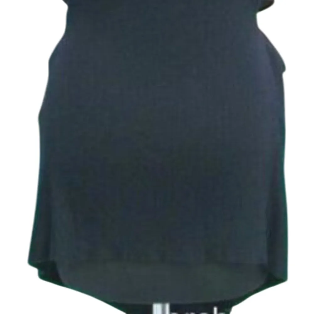 Cache Black Cover Up Shrug Wrap Top New Stretch Self Belt Asymmetric $98 NWT - Image 5