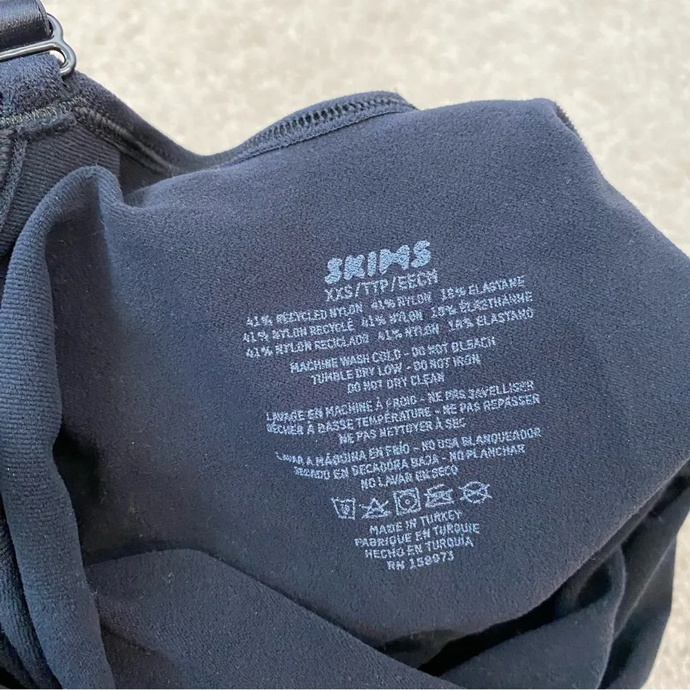 Seamless Sculpt Brief Bodysuit Onyx Black XXS - Image 4