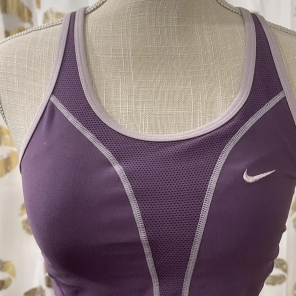 NIKE Dri Fit Racerback Moisure Wicking Athletic Top Shelf Bra Stretch Athletic - Image 12