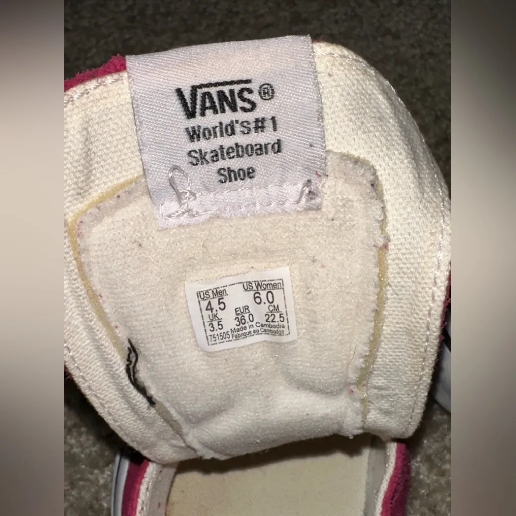 Vans Fusia High-Top Skate Sneakers Women’s Size 6 - Image 8