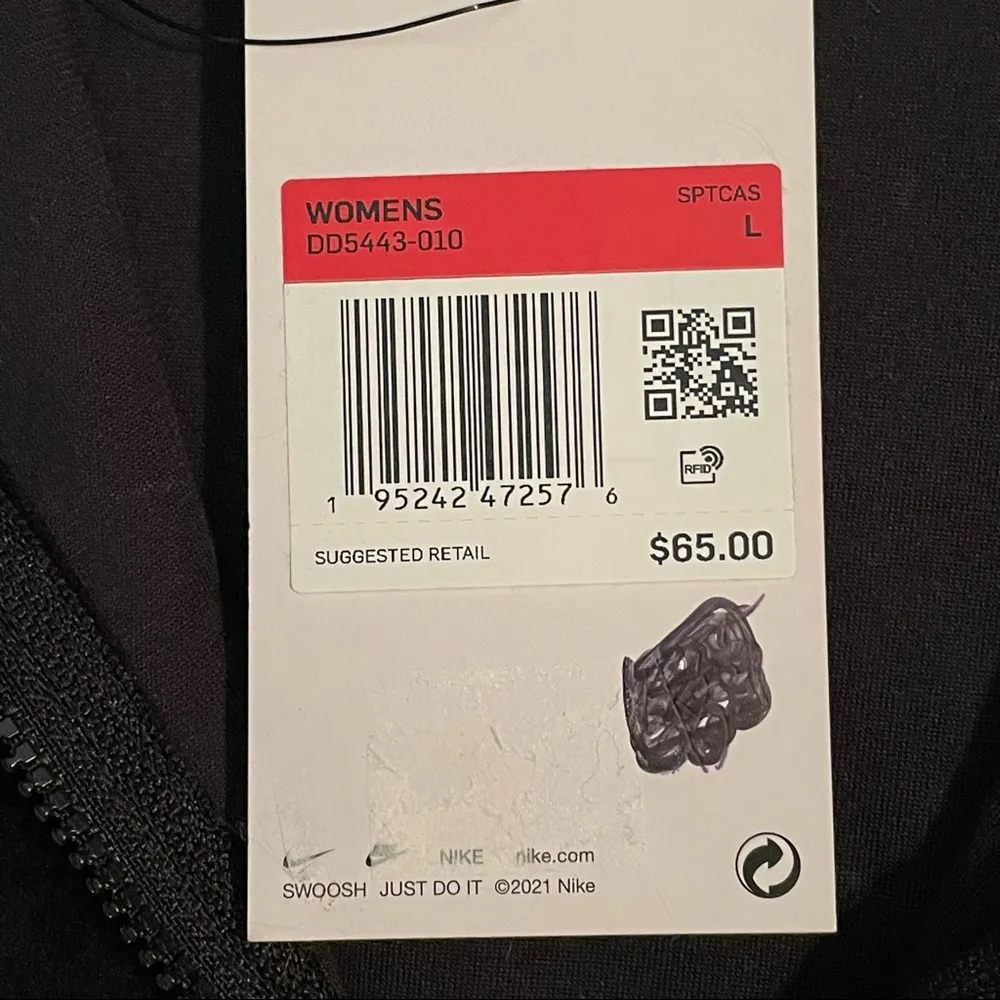 Nike Air Women’s Velour Quarter Zip Long Sleeve Top - Image 14