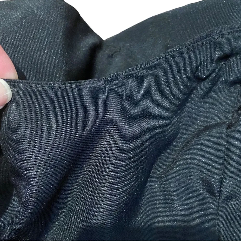 🥳 HOST PICK Vintage Talbots Kappi 80’s Black Taffeta Strapless Dress Size SP - Image 5