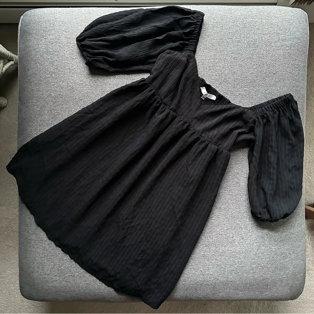 Ripton Puff Sleeve Babydoll Dress Large - Image 2