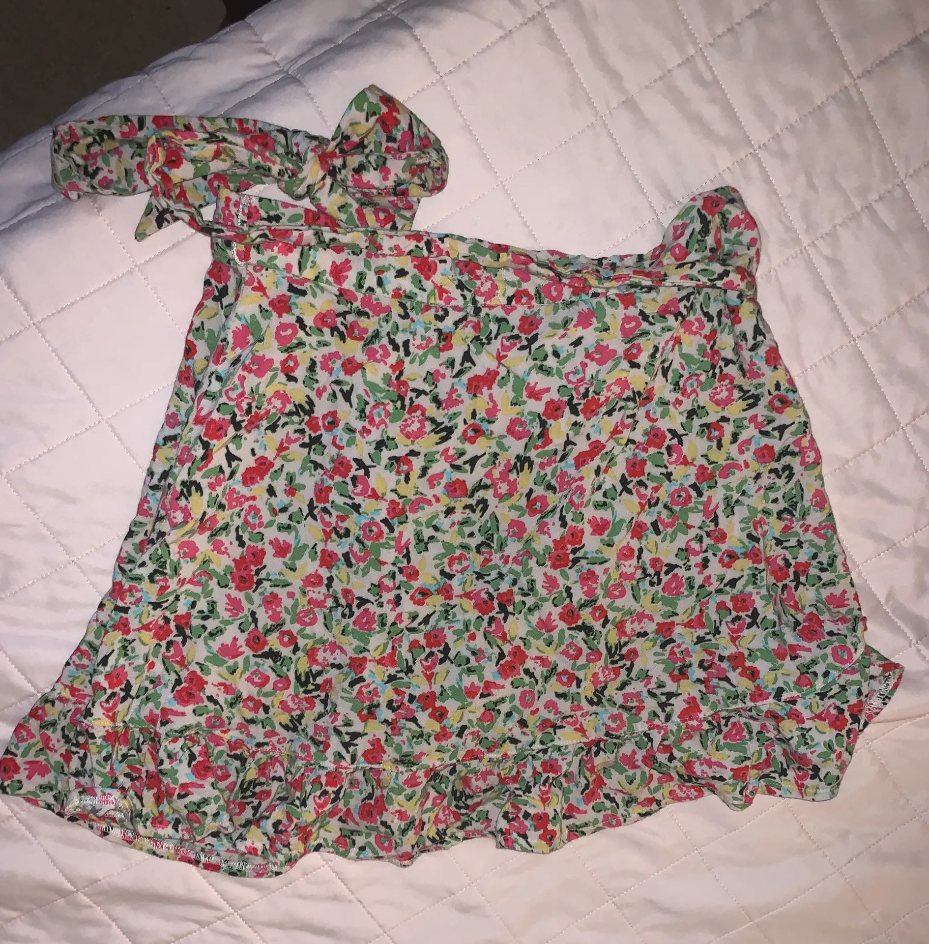 Floral Wrap Skirt - Image 4