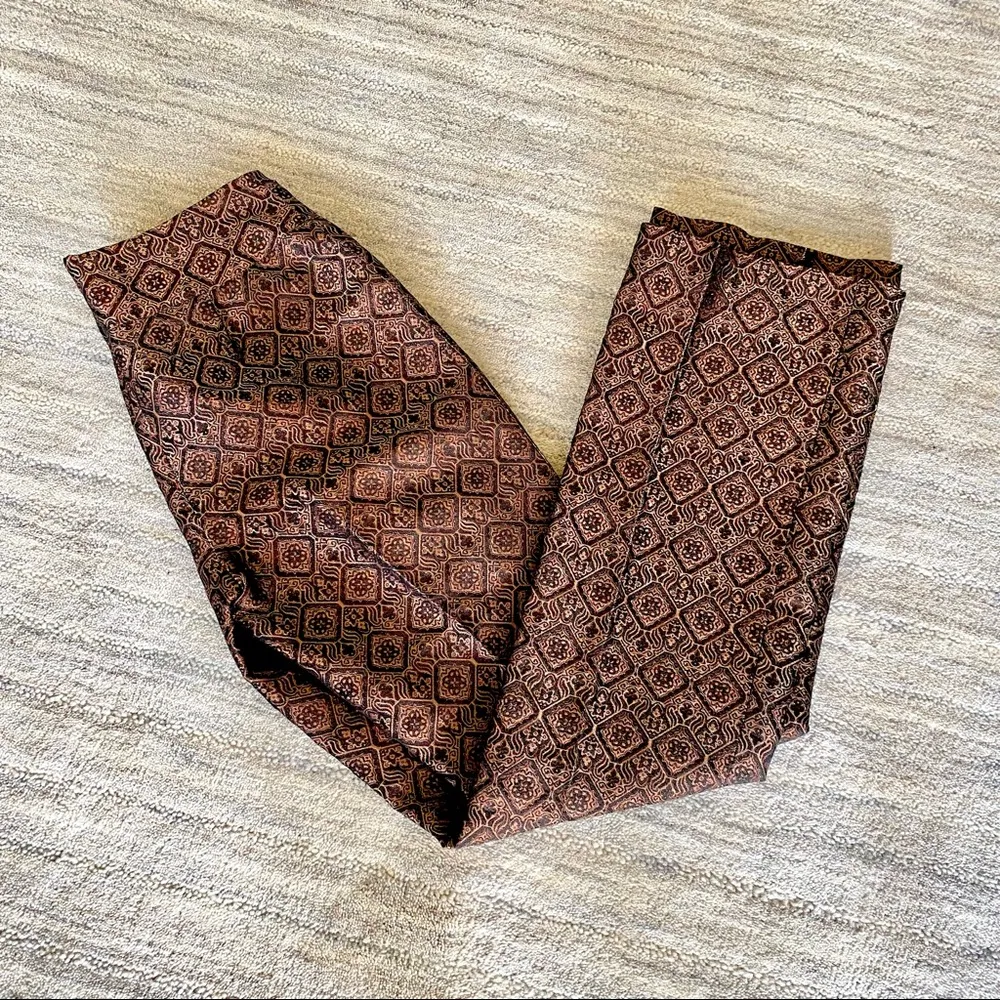 CONTEXT DRESSY SILK BLEND PANTS Black Size 2 - Image 5