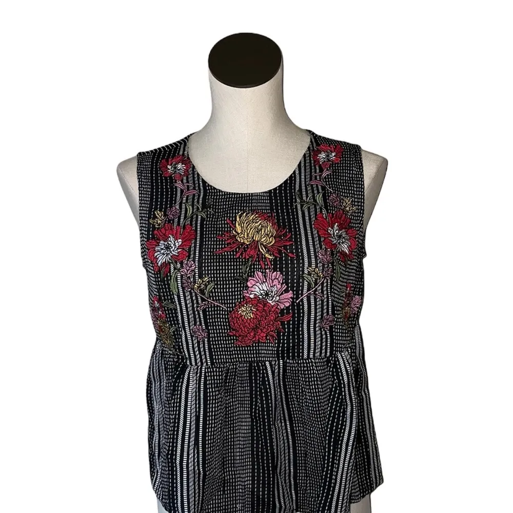 NWOT Anthropologie Dolan Velia Left Coast Collection Embroidered Top - Image 2