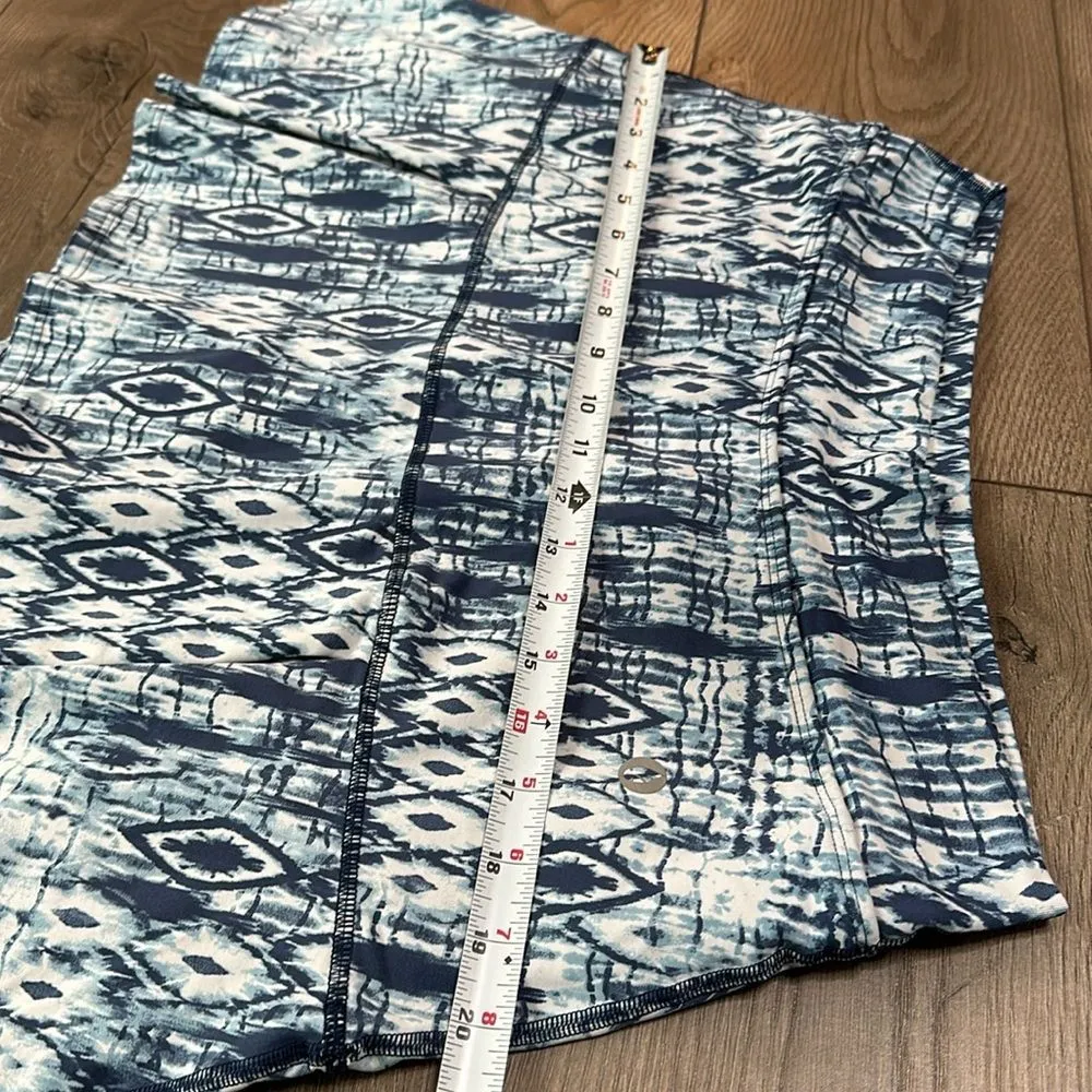 Dona Jo 15"‎ High Rise Blue Print Tennis Skirt Size XL - Image 7