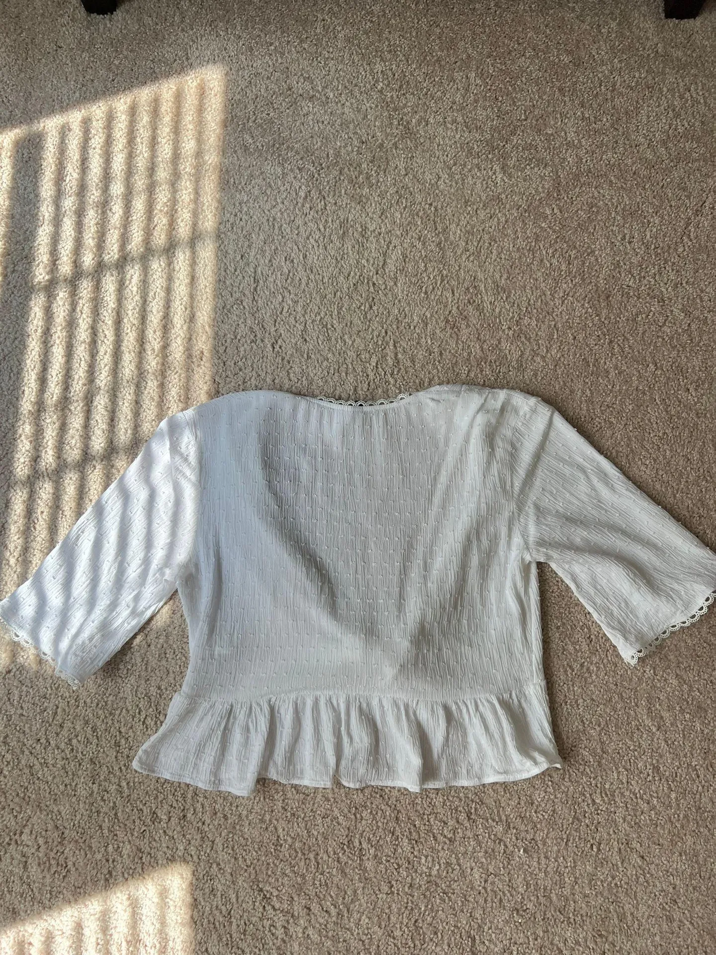 Divided White Ruffle Shirt - Image 7