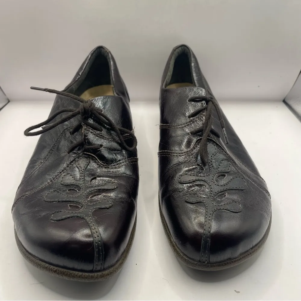 NAOT Dark Brown Leather Lace - Image 2