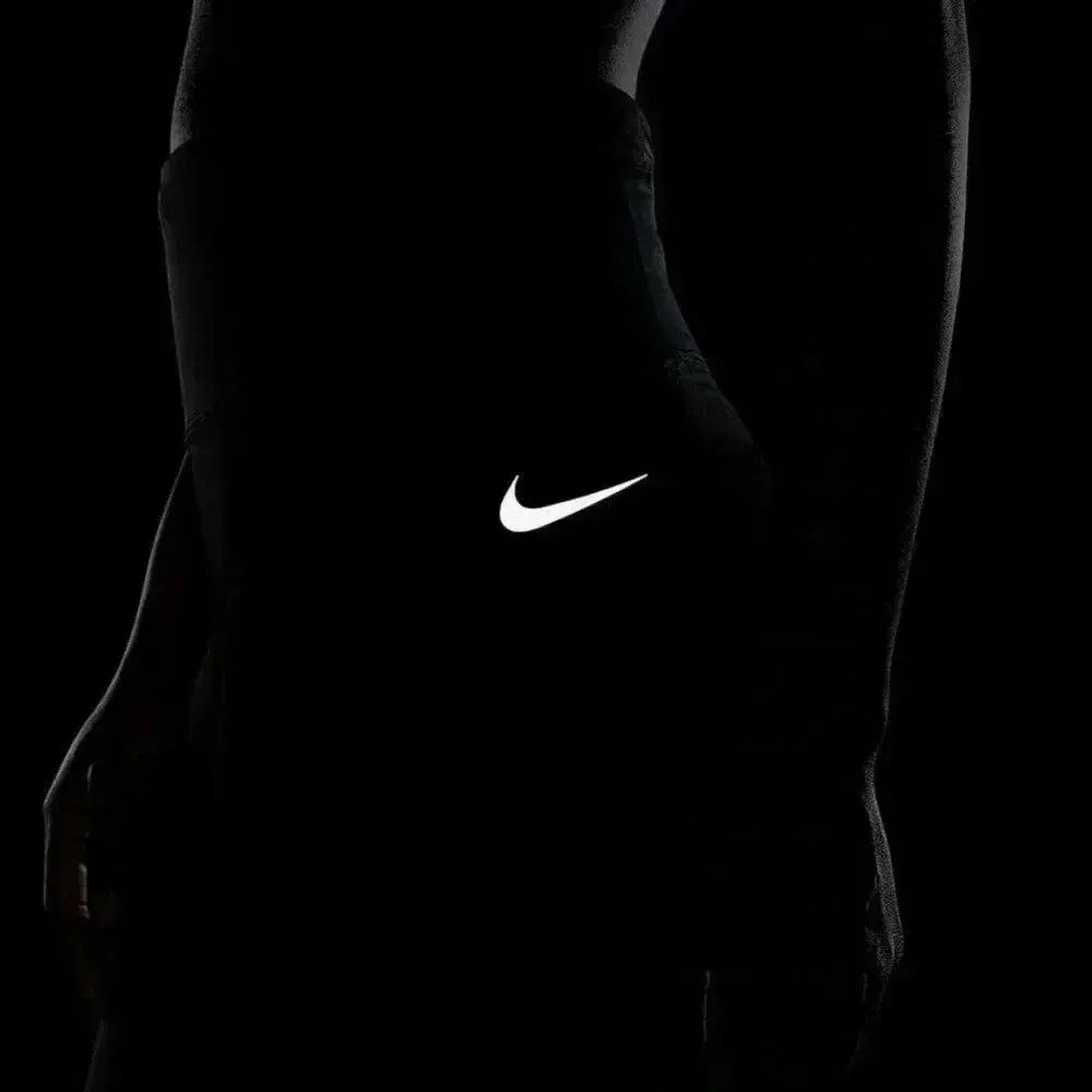 4/$25 Nike Fast Women's XS Mid-Rise Crop Running Leggings CZ9238 010 Black Sz XS - Image 9