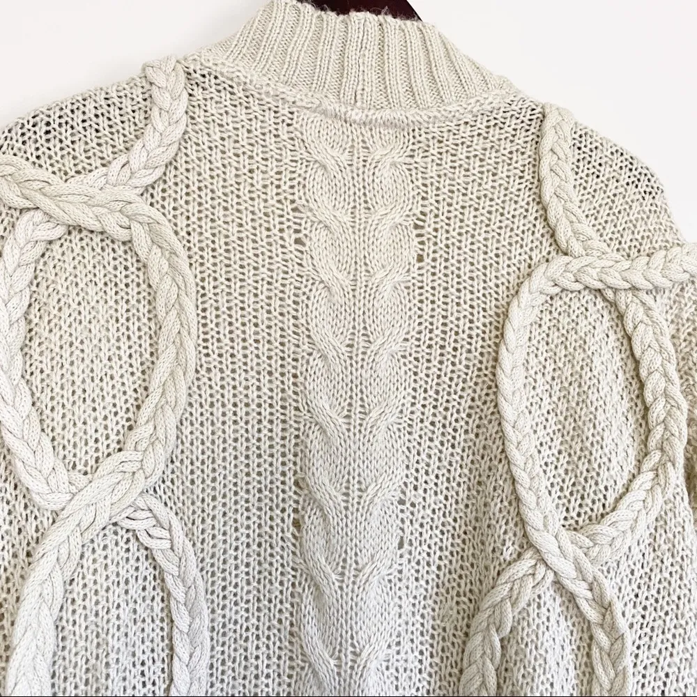 RD STYLE Chunky Rope Cardigan Sweater XS - Image 7