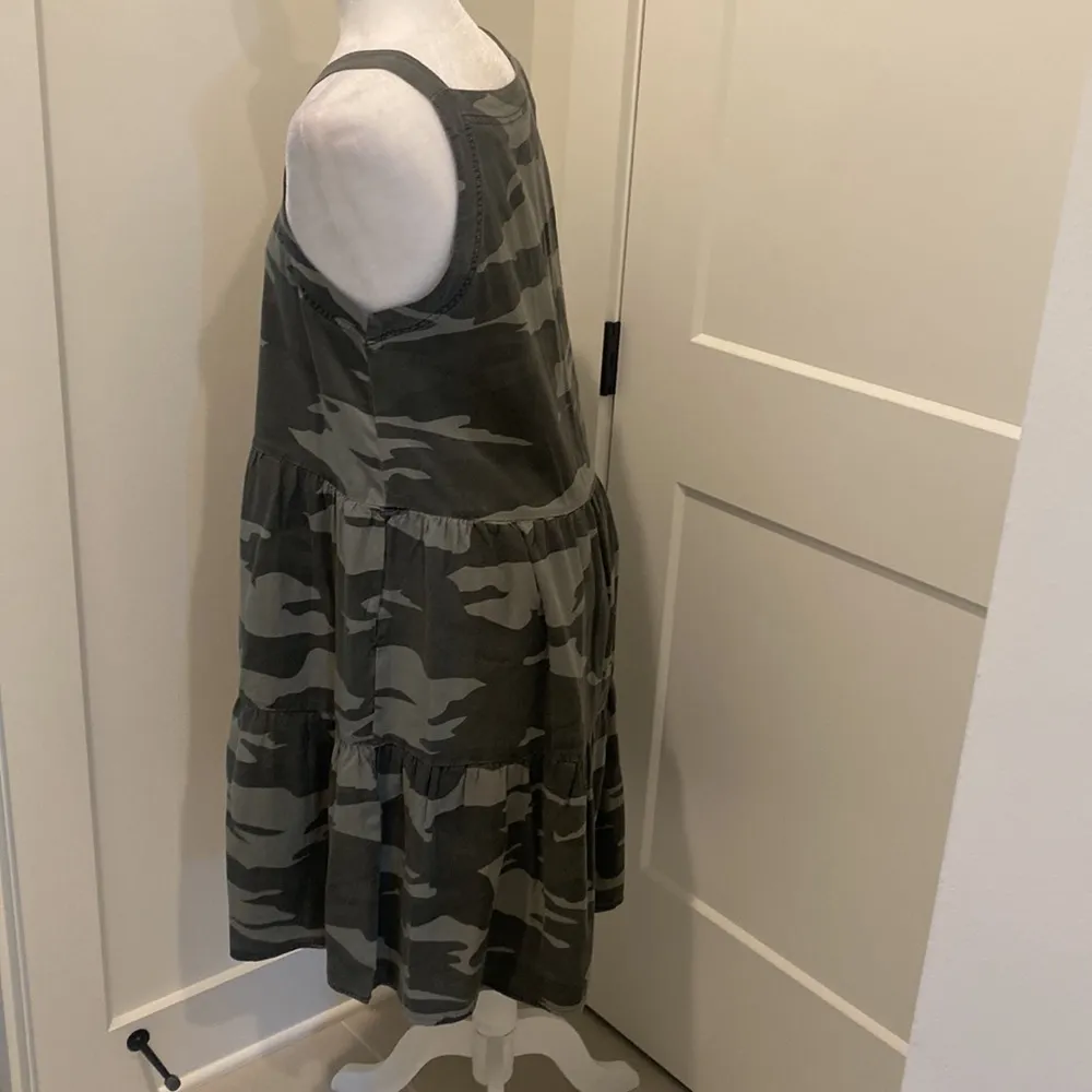 NWT Splendid Camo Print Dress Sz M - Image 3