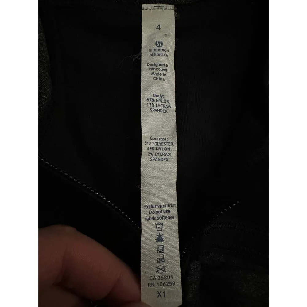 Lululemon Pure Balance Jacket Black size 4 - Image 3