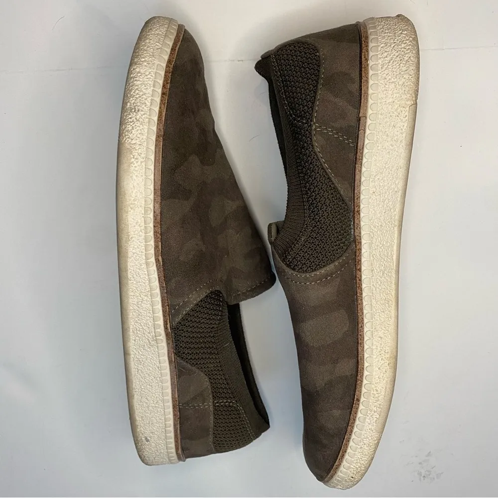 Dr. Scholl's Shoes Olive Green Camo Women's Seeing Stars Sneaker 7.5 Madison - Image 6