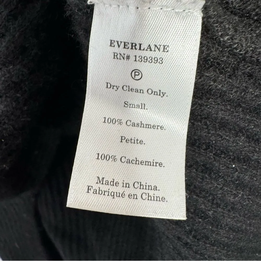 Everlane black cashmere sweater size small - Image 3