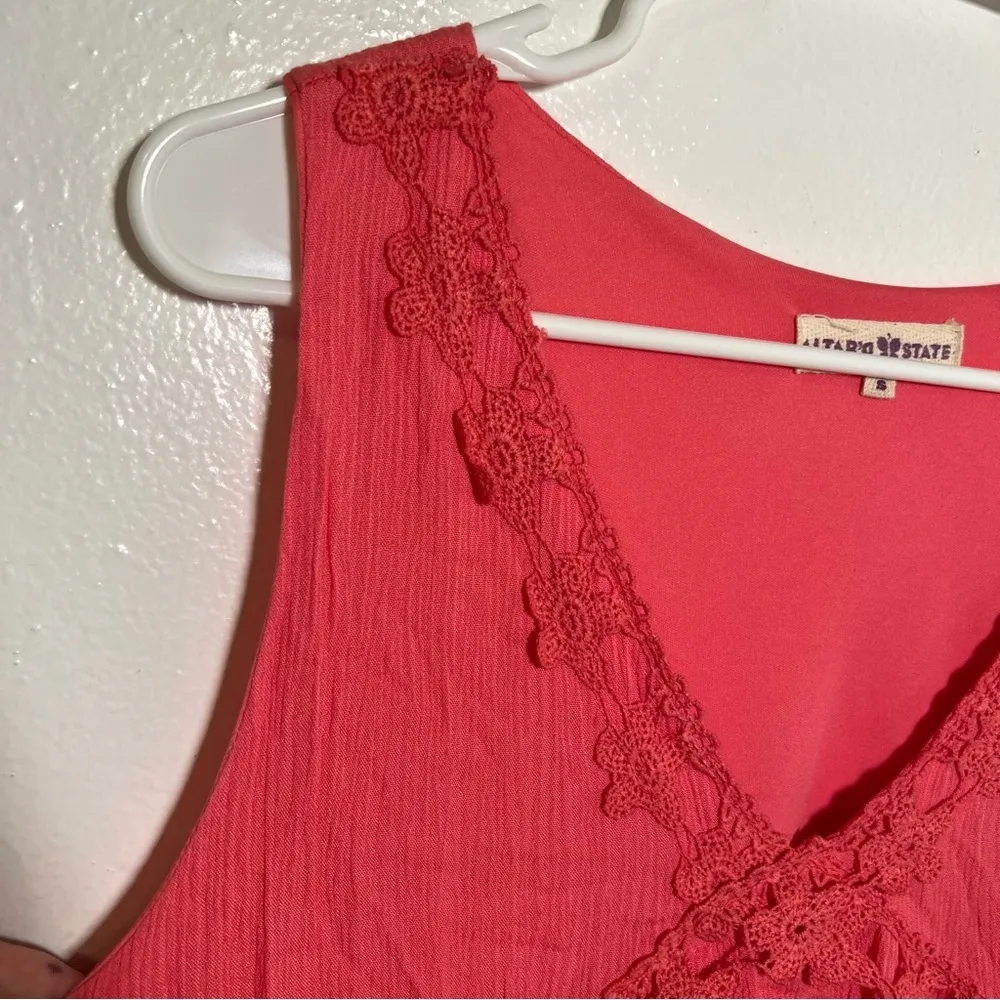 Altar’d State Sleeveless Swing Dress Pink - Image 6