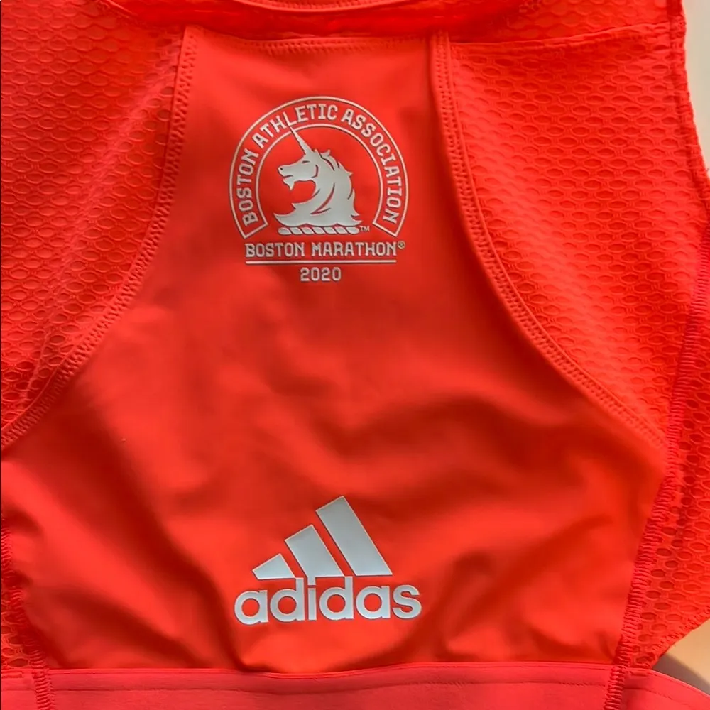 Adidas Boston Marathon 2020 Athletic Crop Top - Image 2