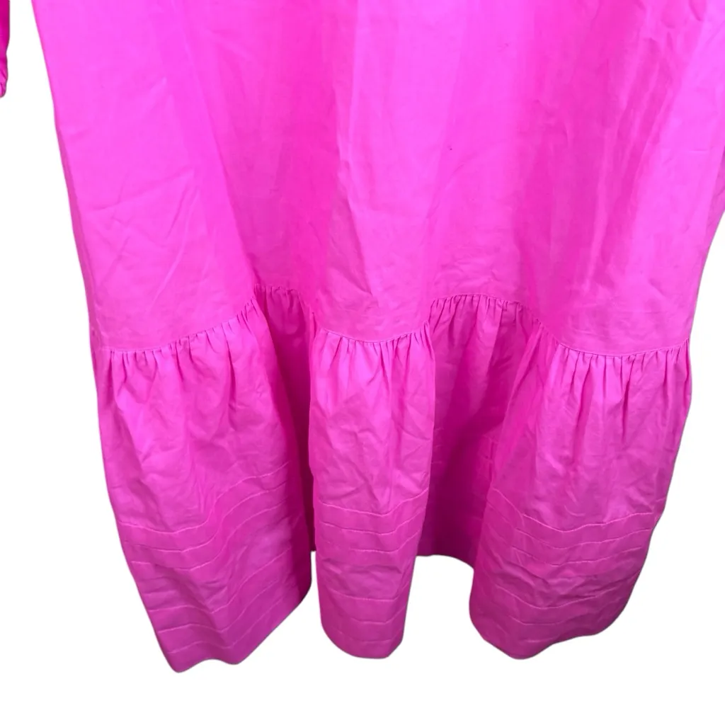 Lilly Pulitzer Laylee Bubble‎ Gum Pink Womens Midi Tiered Dress Size Medium NEW - Image 5