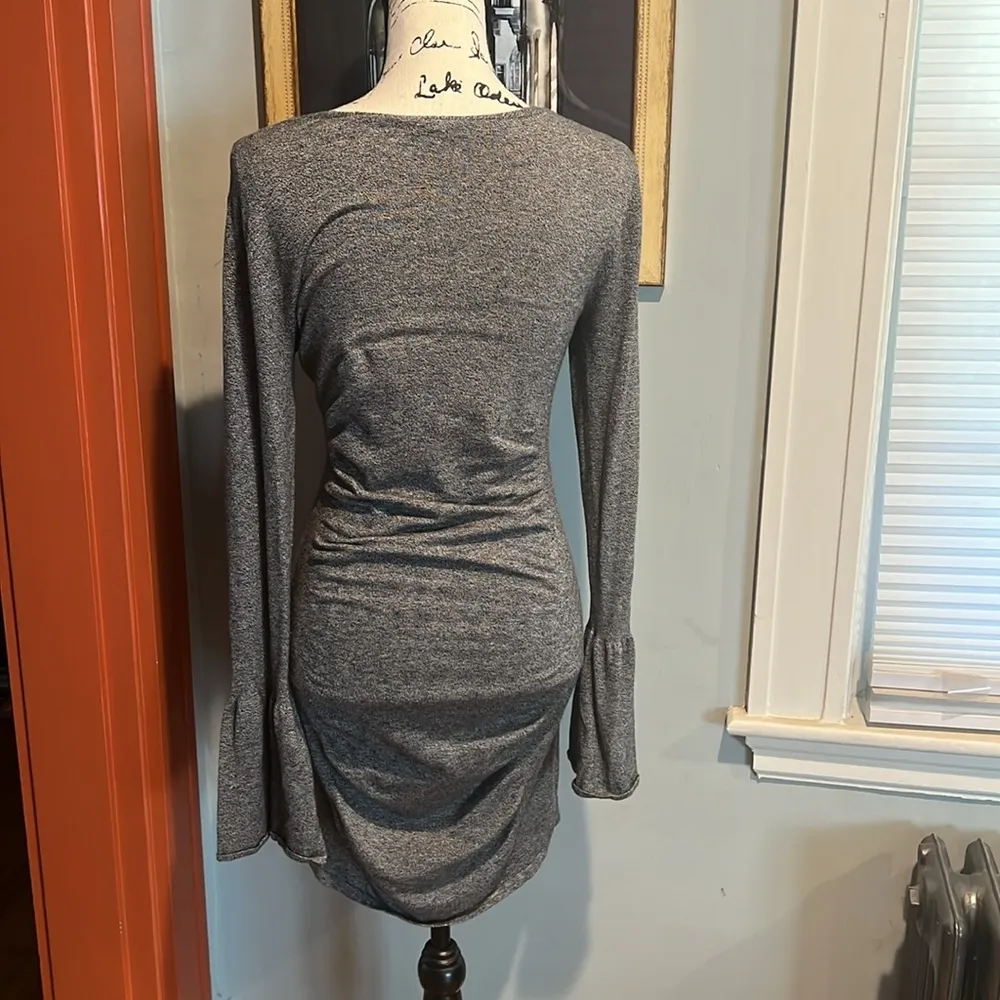 Express Body-Con Bell-Sleeve Dress (M) - Image 5