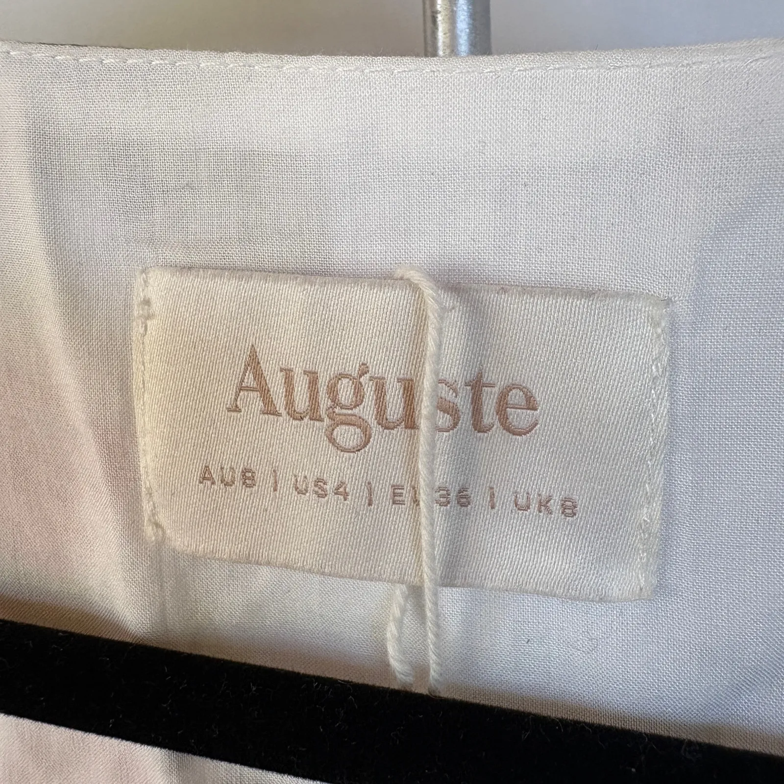 Auguste Floral Wrap Top Feminine Puff Sleeve Romantic Folk Blouse Size 4 White - Image 9