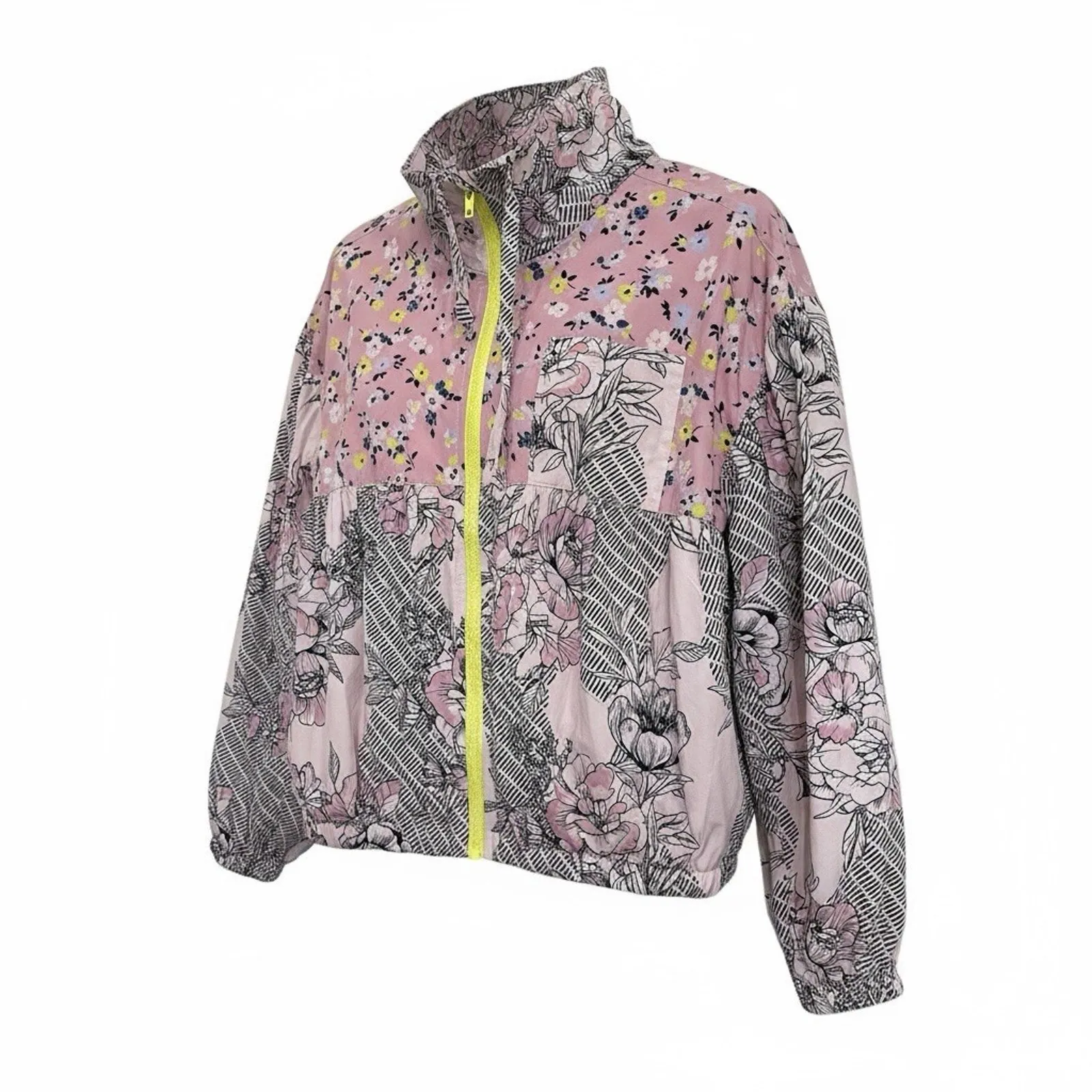 Anthropologie Daily Practice Windbreaker Jacket XS Polyester Zip tront - Image 7