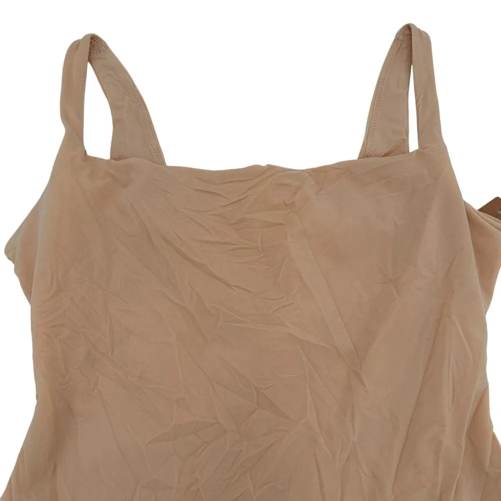 Skims Fits Everybody Square Neck Bodysuit Thong Sand Size Medium New with Tags - Image 3