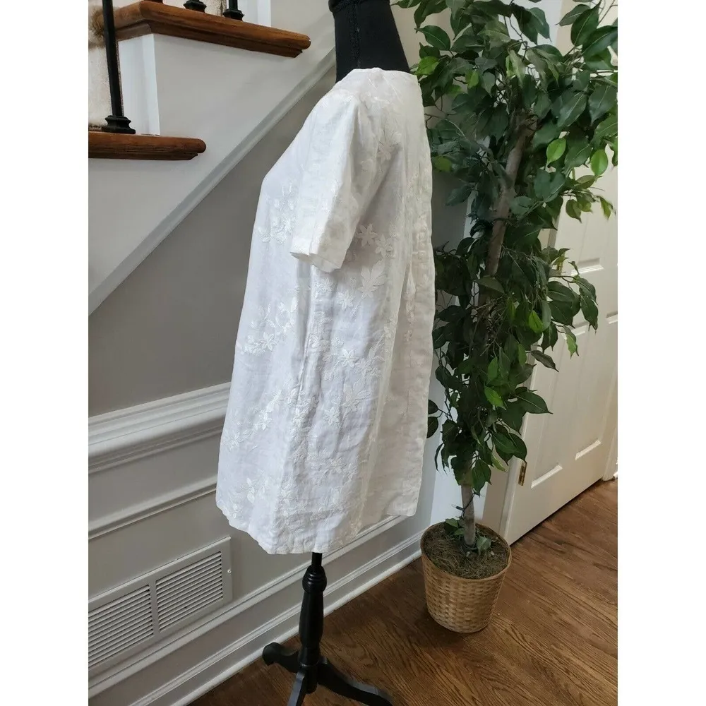 Zara 100% Polyester Crew Neck Short Sleeve Dress - Image 7