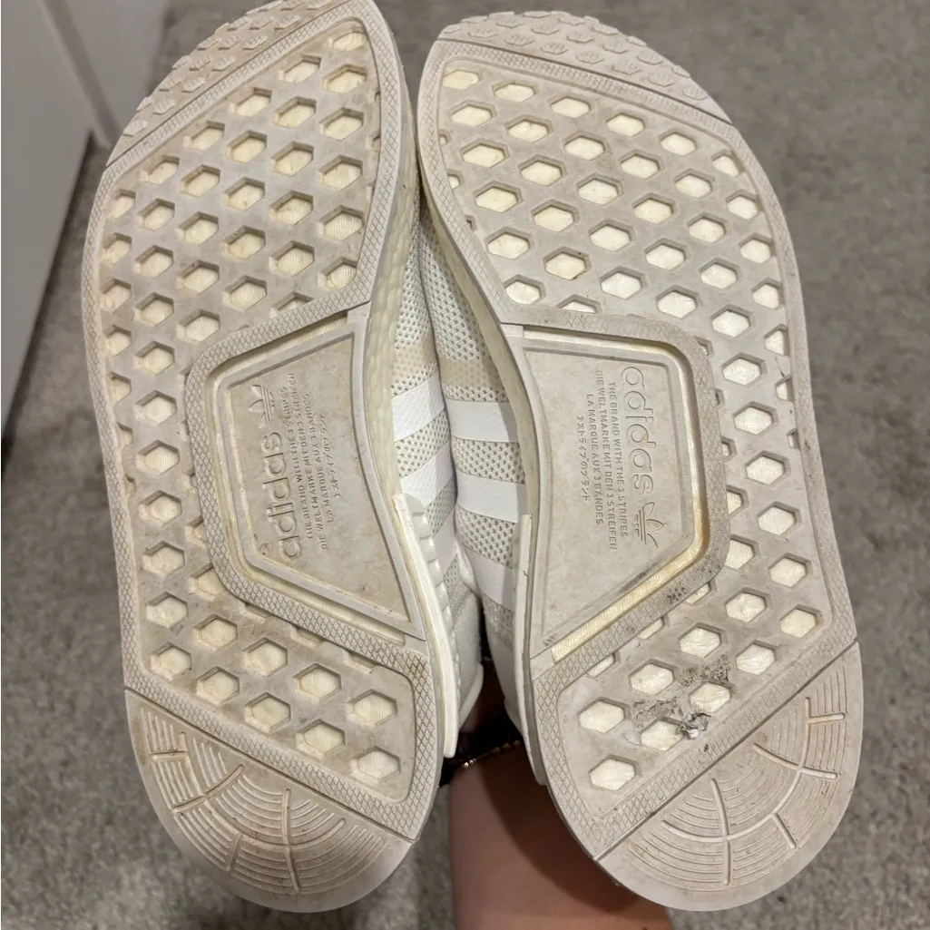 Adidas White Mesh Sneakers - Image 4