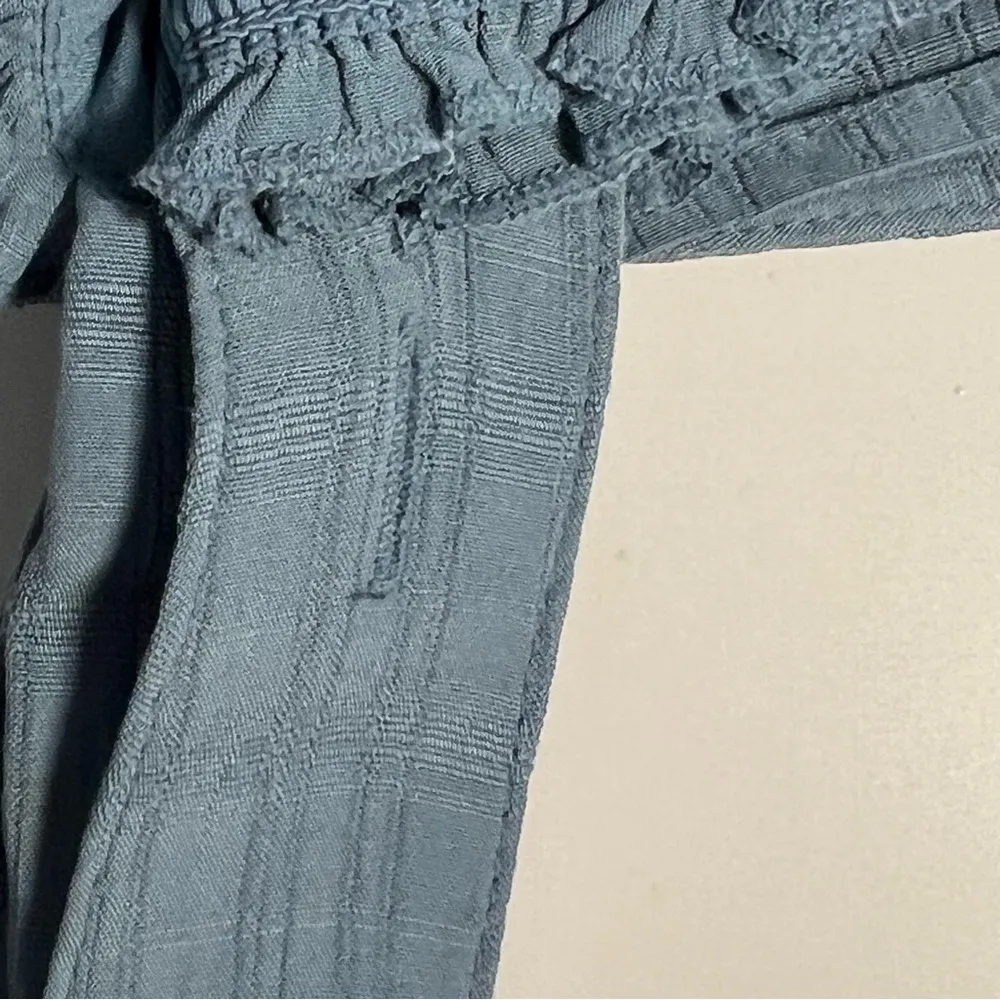 American Eagle Y2K Tie Front Babydoll Cami Top Size M Blue Casual Coachella - Image 7