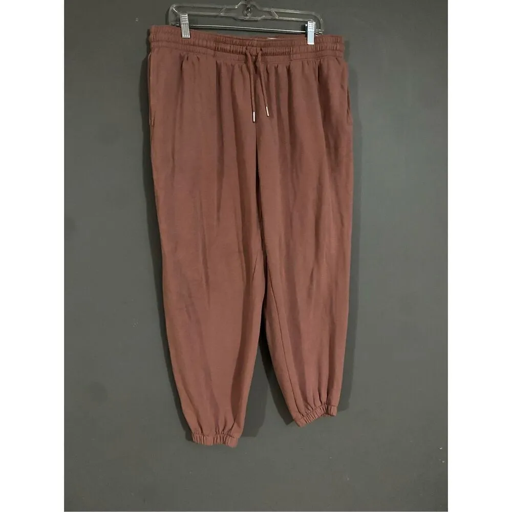 H&M  Pink High Waisted Pull On Joggers Size XL - Image 2