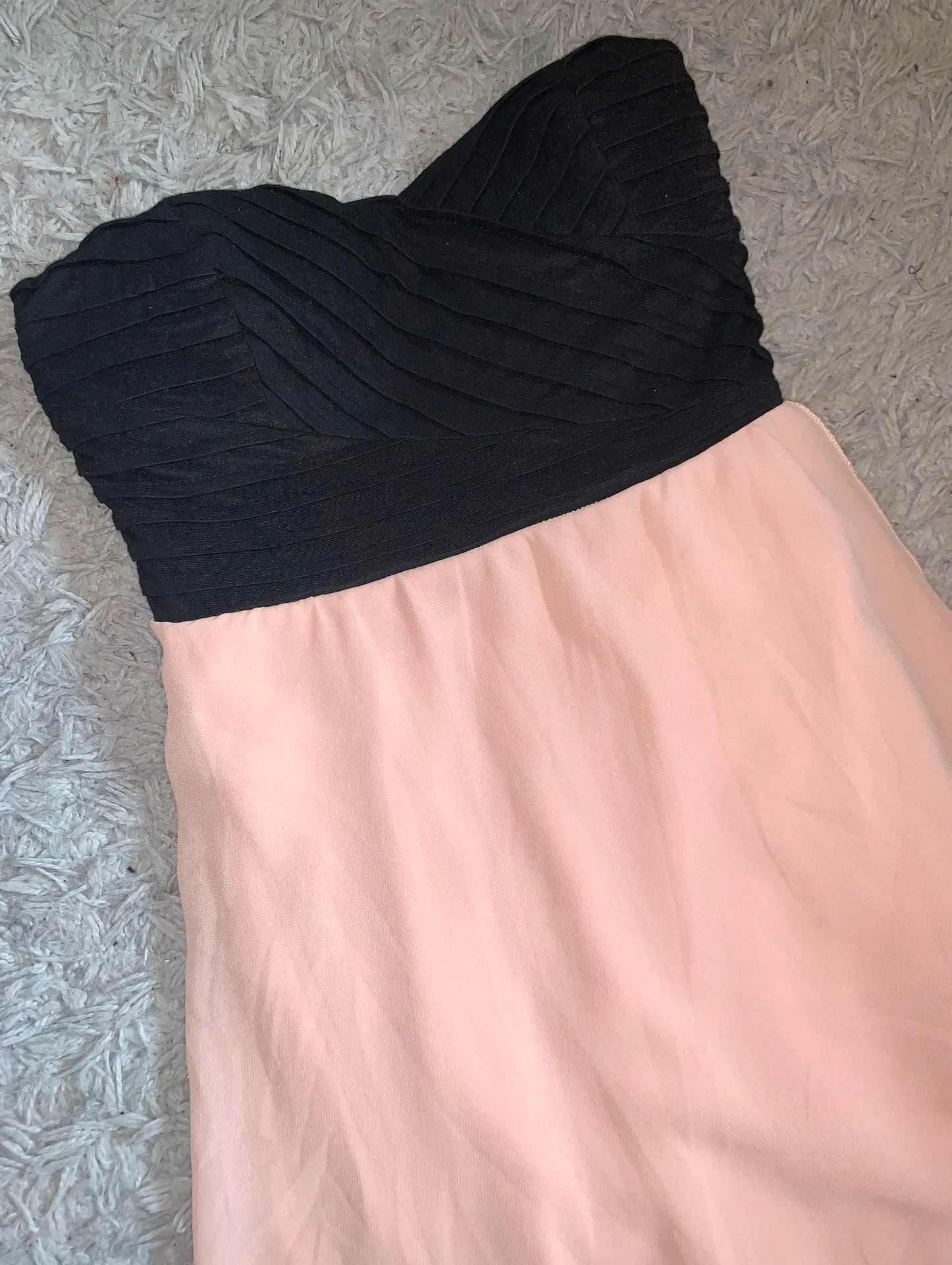 Strapless High Low Dress - Image 2
