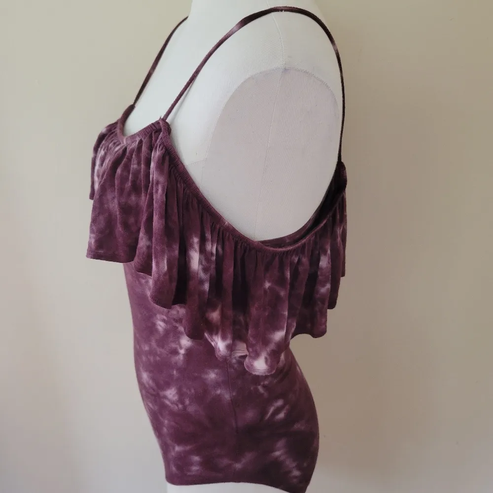American Eagle tie dye bodysuit size small - Image 5