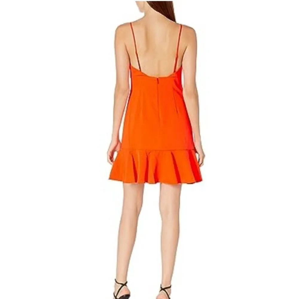Elliatt Luster Mini Dress Orange - Image 4