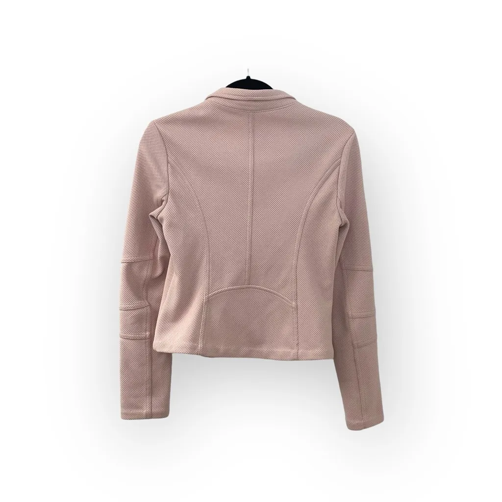 new Express ❤︎︎ Minus the Leather Knit Motorcycle Jacket ❤︎︎ Dusty Rose ❤︎︎ M - Image 5