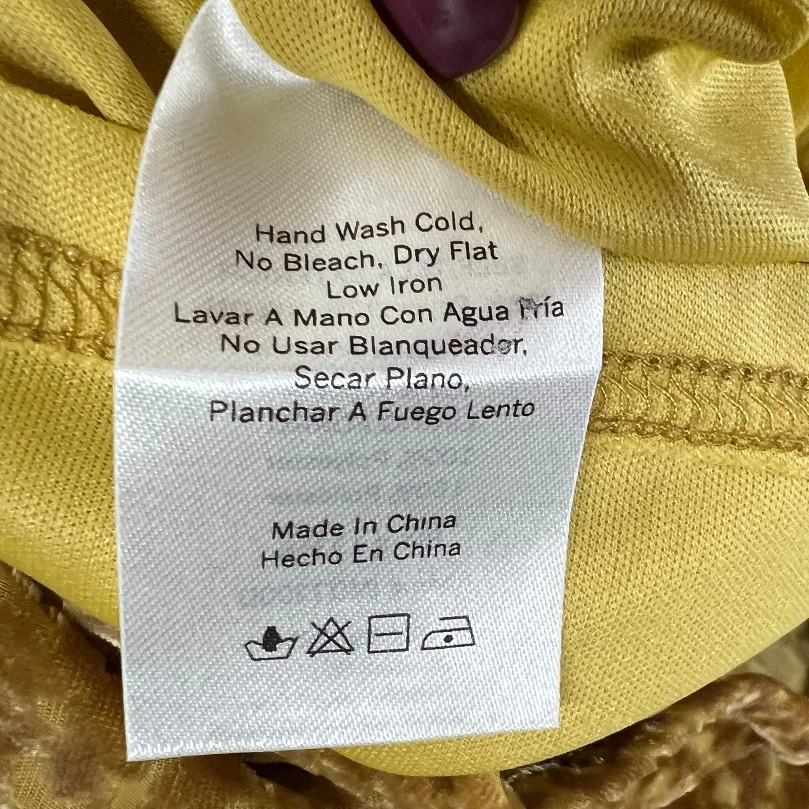 Molly Green Zion Burnout Velvet Dress L Gold Brown One Shoulder Retro Glam Boho - Image 15