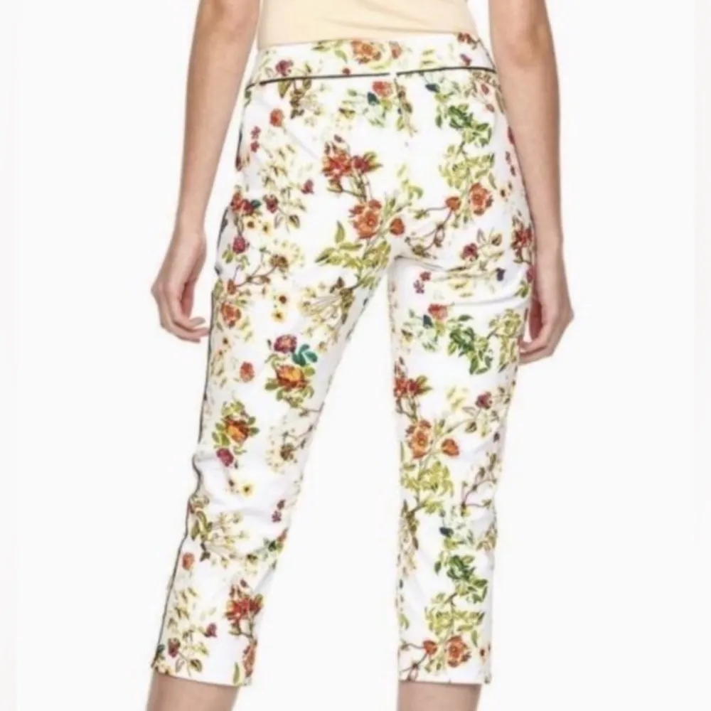 Disney Alice Through The Looking Glass Designer Collection Floral Cropped Pants - Image 3