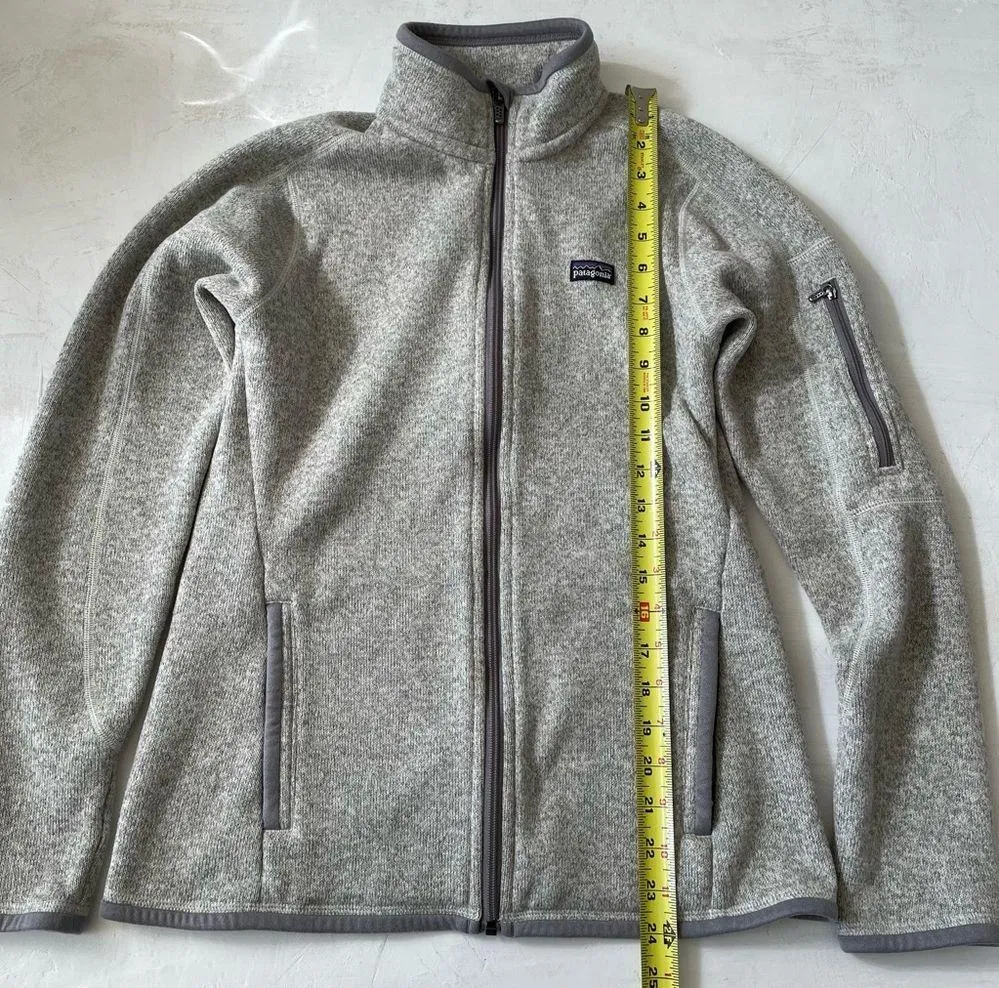 Women's Better Sweater Jacket Natural Grey Size S - Image 5