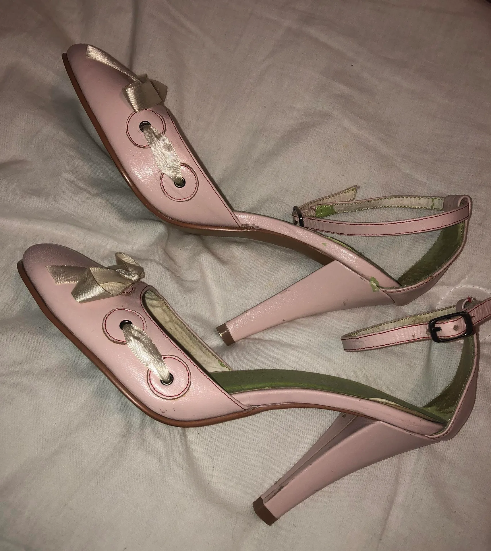 Vintage Strappy Heels - Image 2