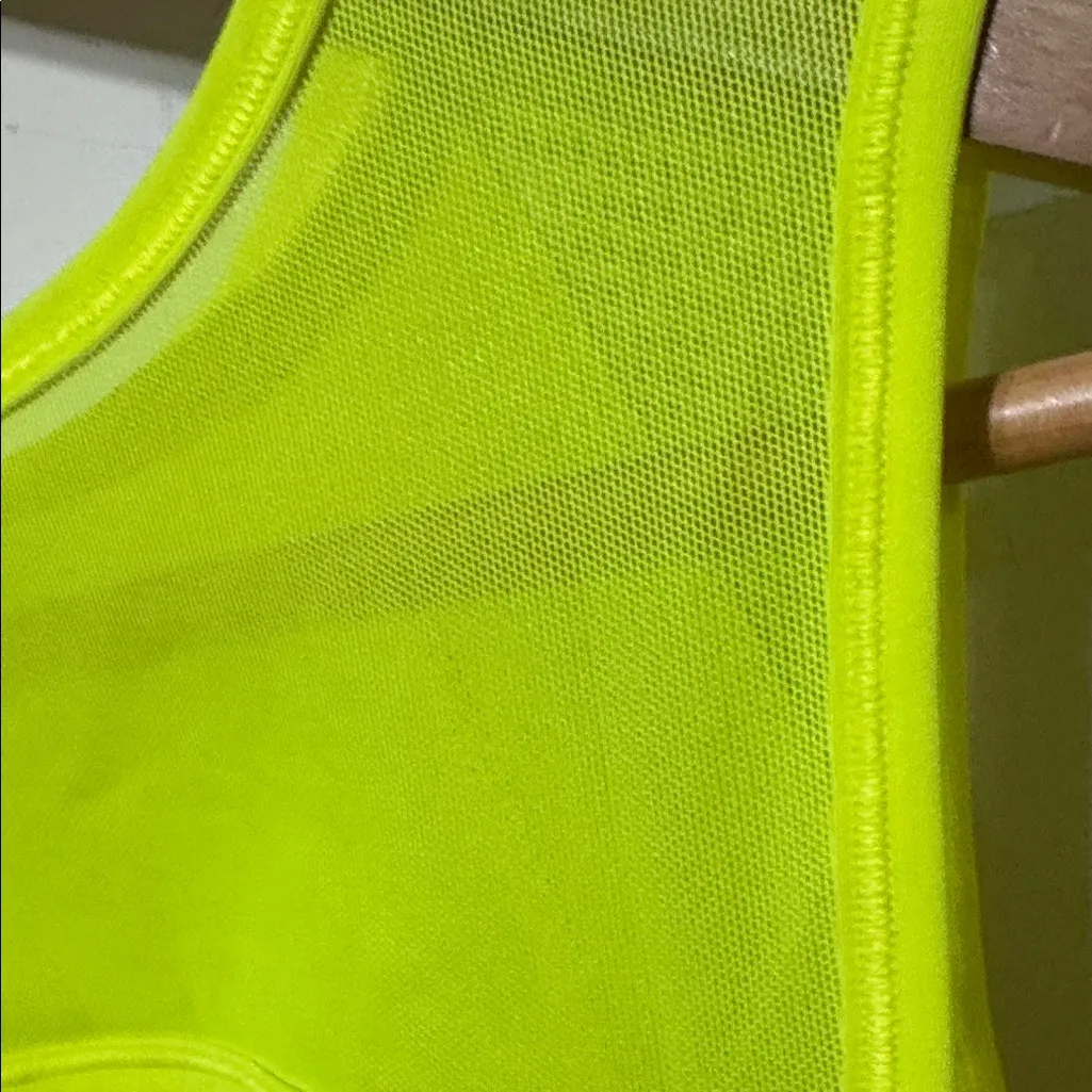 Lululemon Athletica Neon Yellow Tank Top - Image 4