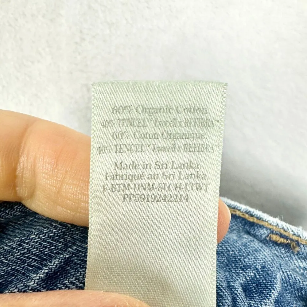 Everlane The Summer Slouch Jean Size 27 Boyfriend High Rise Organic Cotton - Image 8